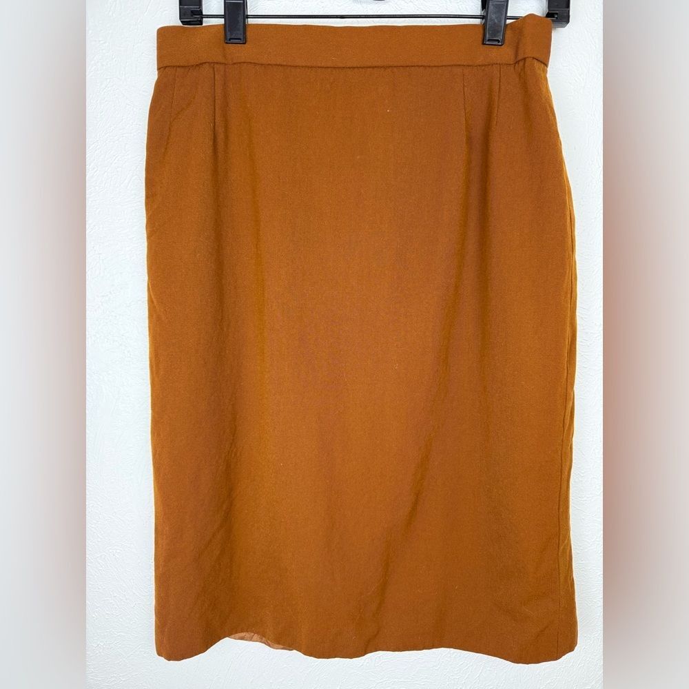 Escada by Margaretha Ley Wool Pencil Skirt Size 42